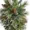 5ft. Pre-Lit LED Holiday Decorated Lamp Post With Faux Greenery In Decorative Container